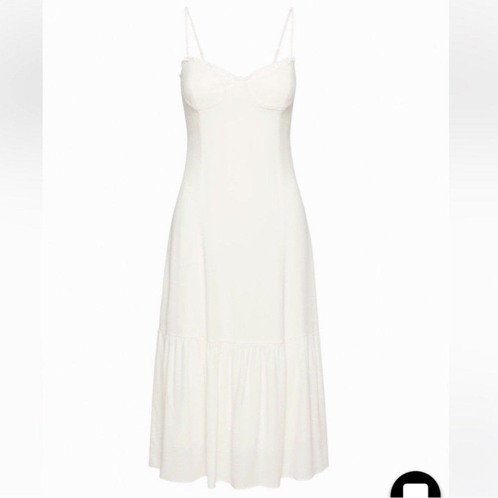 Elegant White Midi Dress